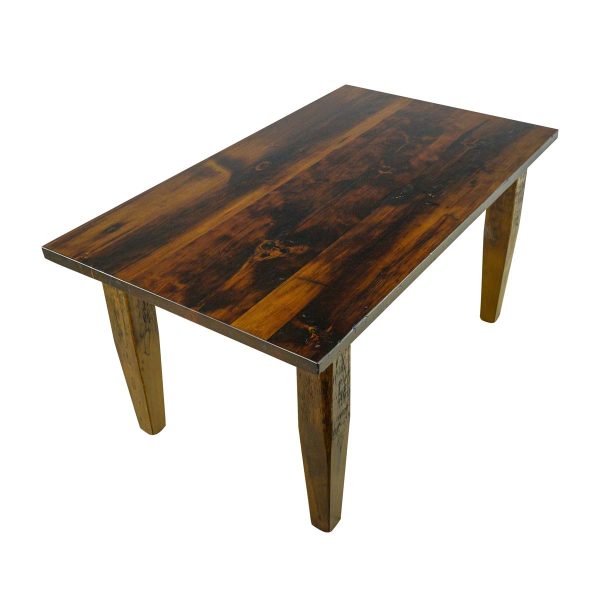 Farm Tables - Handcrafted 5 ft Provincial Pine Tapered Legs Farm Dining Table