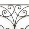 Railings & Posts - Reclaimed 64 in. Black Spirals Wrought Iron Railing