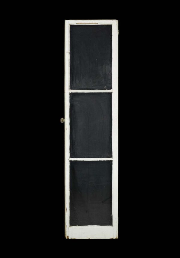 French Doors - Vintage 3 Lite Pine Narrow French Door 78.25 x 19.25