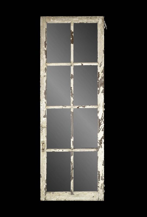 Reclaimed Windows - Vintage 8 Lite Distressed Pine French Window 78.25 x 27