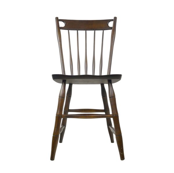 Seating - Vintage S. Bent & Bros Dark Stained Wood Spindle Back Chair