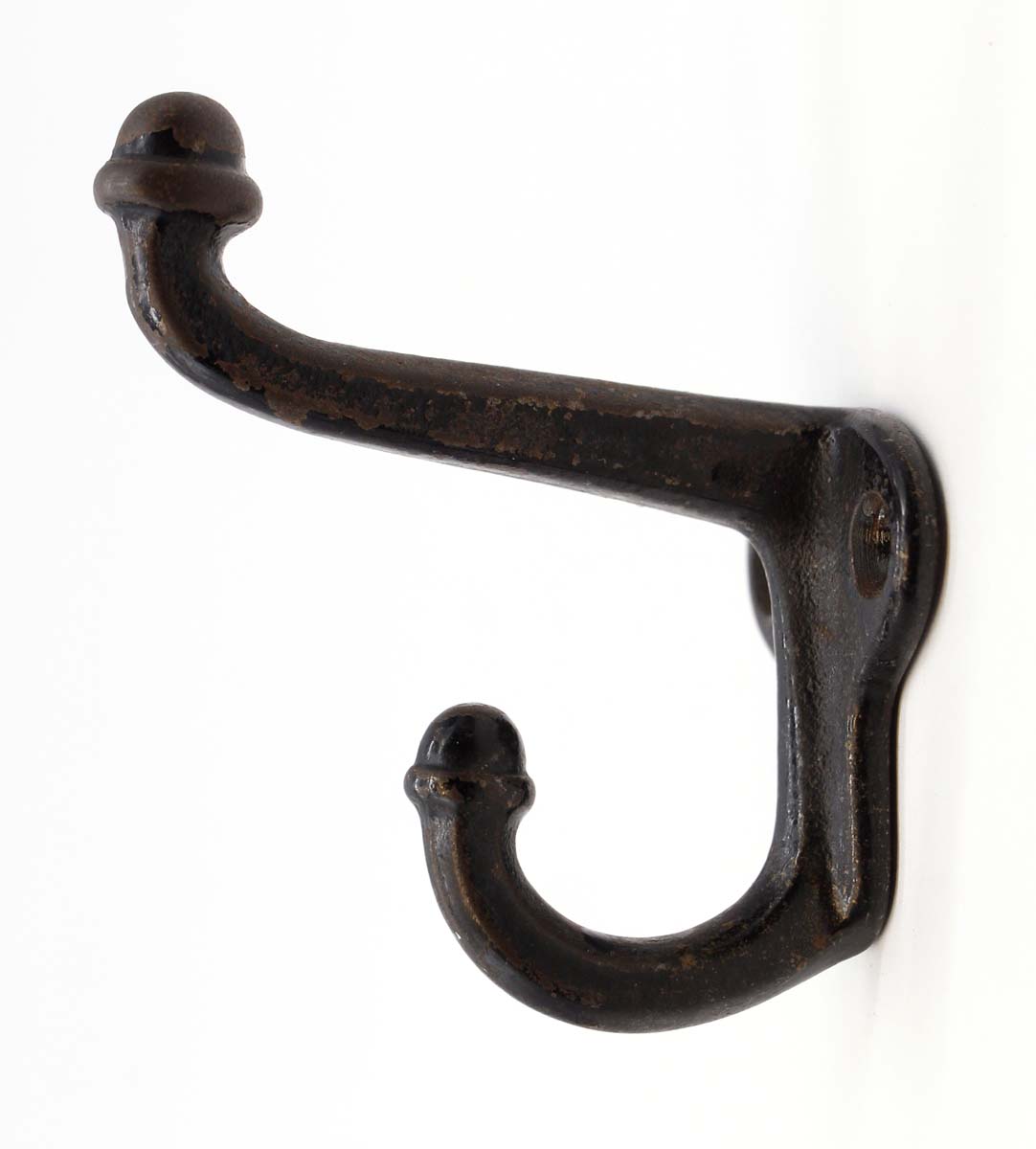 Acorn Coat Hook, Black Cast Iron