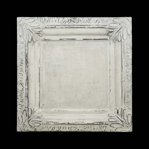 Tin Panels - Handcrafted Ornate Trim White Antique Tin Panel