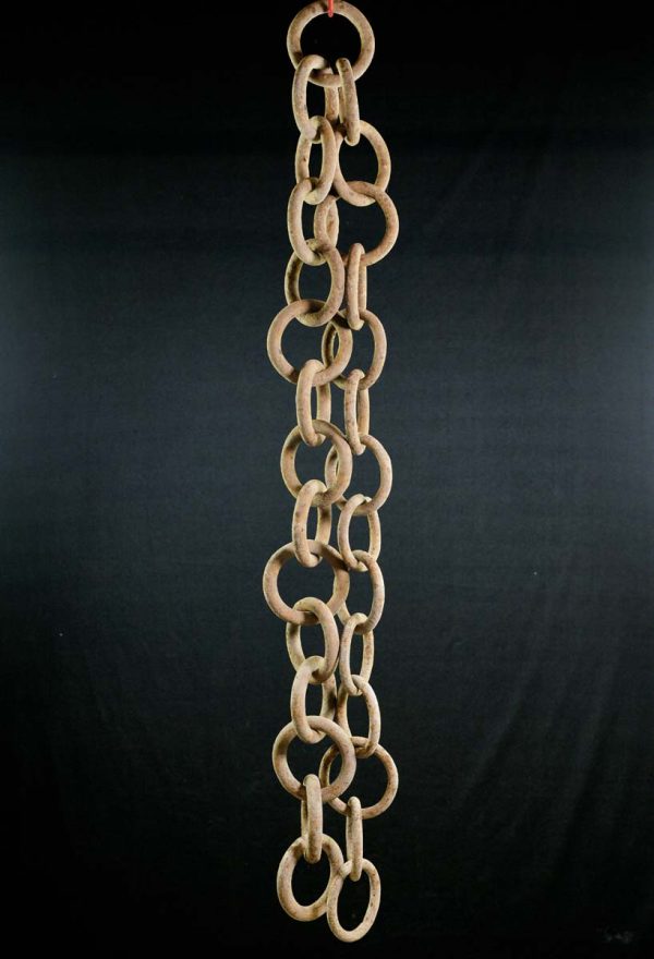 Decorative Metal - Antique 92 in. Pig Iron Chain Link Piece