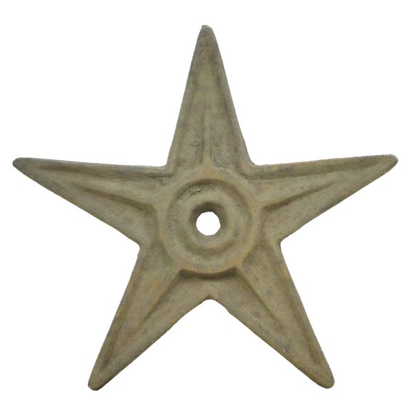 Decorative Metal - Reclaimed 8.625 in. Cast Iron Masonry Building Star Bolts