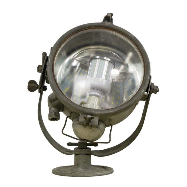 Industrial & Commercial - Reclaimed Steel Golden Glow Flood Nautical Industrial Light