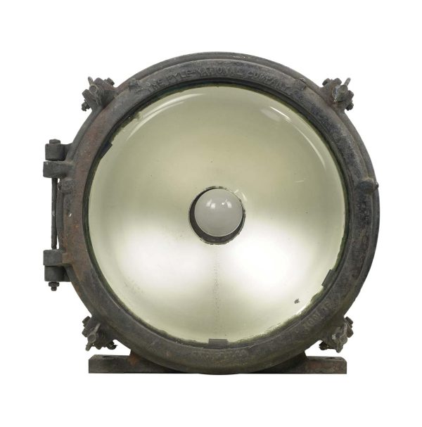 Industrial & Commercial - The Pyle-National Company Steel & Glass Flood Light