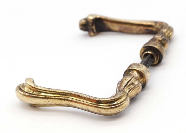 Levers - Pair of Vintage French Brass Lever Door Handles