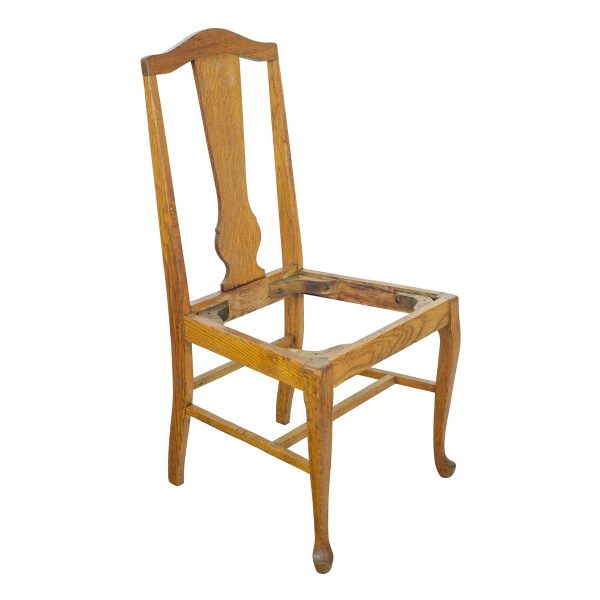 Seating - Vintage Traditional Tiger Oak Dining Room Chair