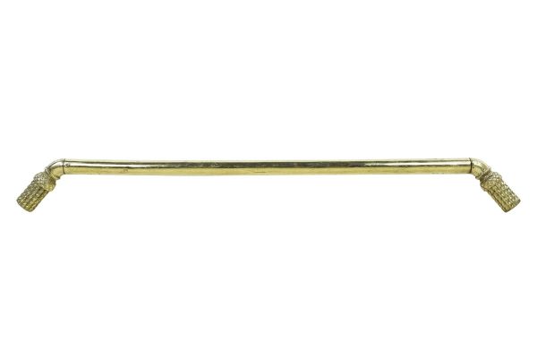 Staircase Elements - Reclaimed 40.75 in. Tassel Ends Polished Brass Plated Steel Railing