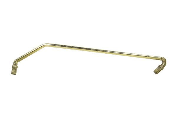 Staircase Elements - Reclaimed 51.5 in. Tassel Ends Polished Brass Plated Steel Railing