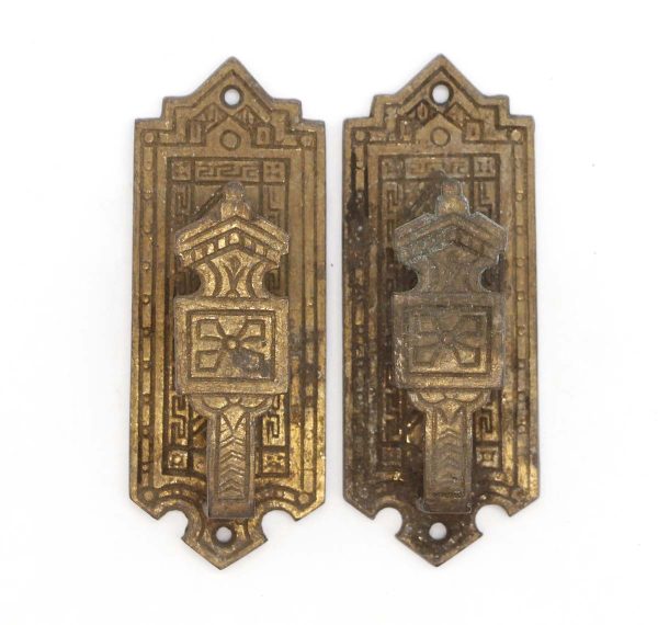 Cabinet & Furniture Pulls - Pair of Antique Bronze Aesthetic Furniture Door Pulls