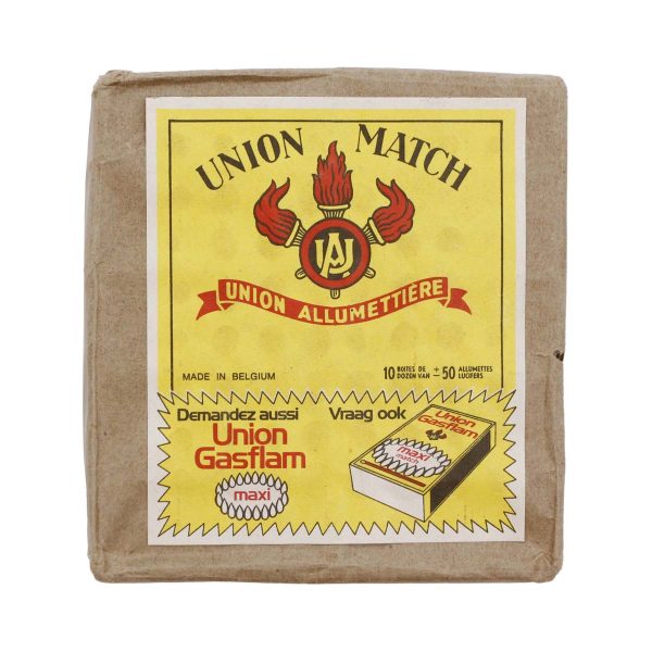 Collectibles - European Pack of 10 Union Gasflam Maxi Allumettiere Matchboxes
