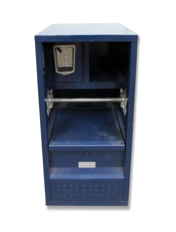 Industrial - Industrial 30 in. Exposed Storage Blue Metal Locker