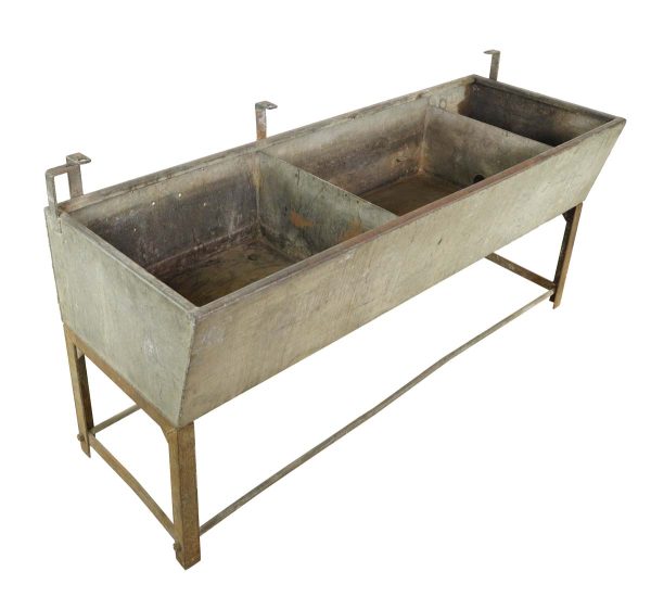 Kitchen - Reclaimed 3 Bay Compartment Steel Commercial Sink