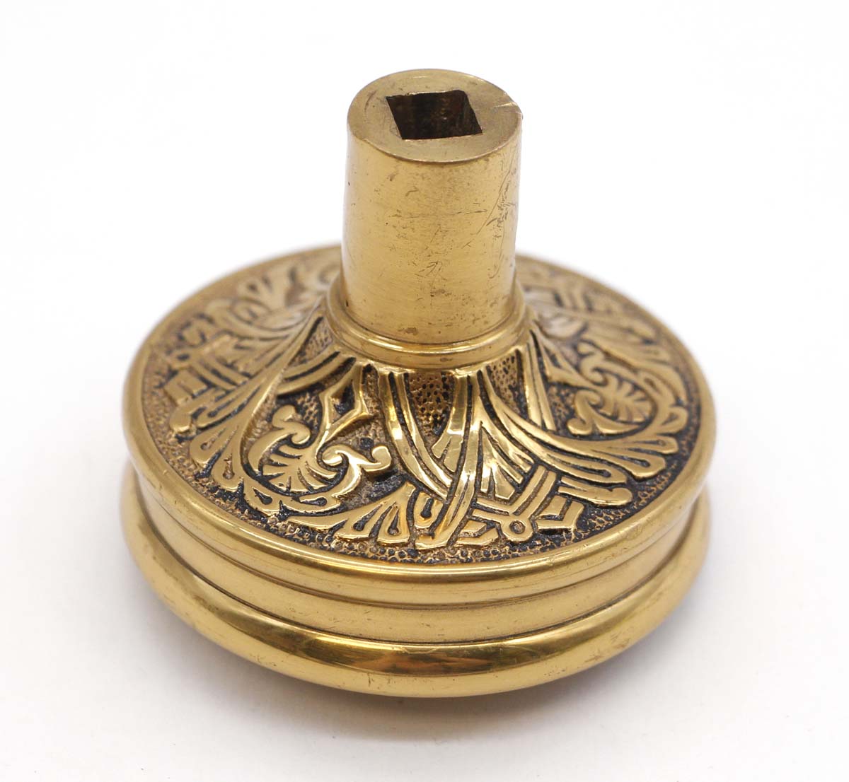 Antique Polished Brass Branford Vernacular Passage Door Knob | Olde ...