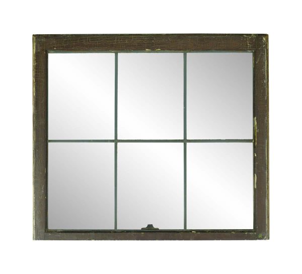 Reclaimed Windows - Reclaimed Clear 6 Pane Leaded Glass Window