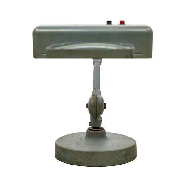 Sconces & Wall Lighting - 1940s Stocker & Yale Inc. Lite Mite Opposable Gray Steel Desk Lamp