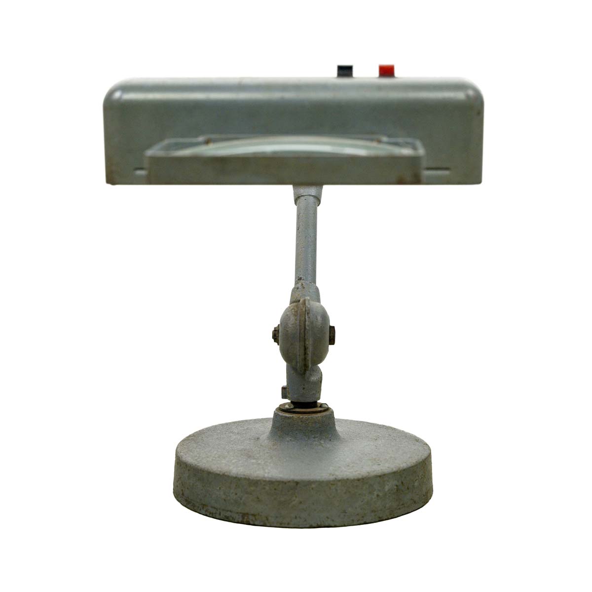 1940s Stocker & Yale Inc. Lite Mite Opposable Gray Steel Desk Lamp ...
