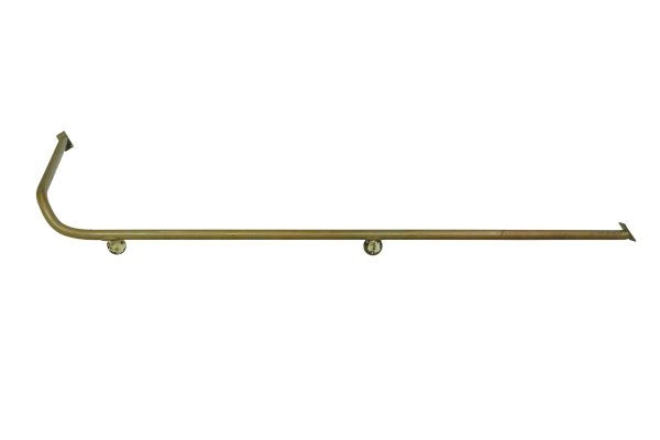 Staircase Elements - Reclaimed 125.5 in. Left Wall Brass Staircase Handrail