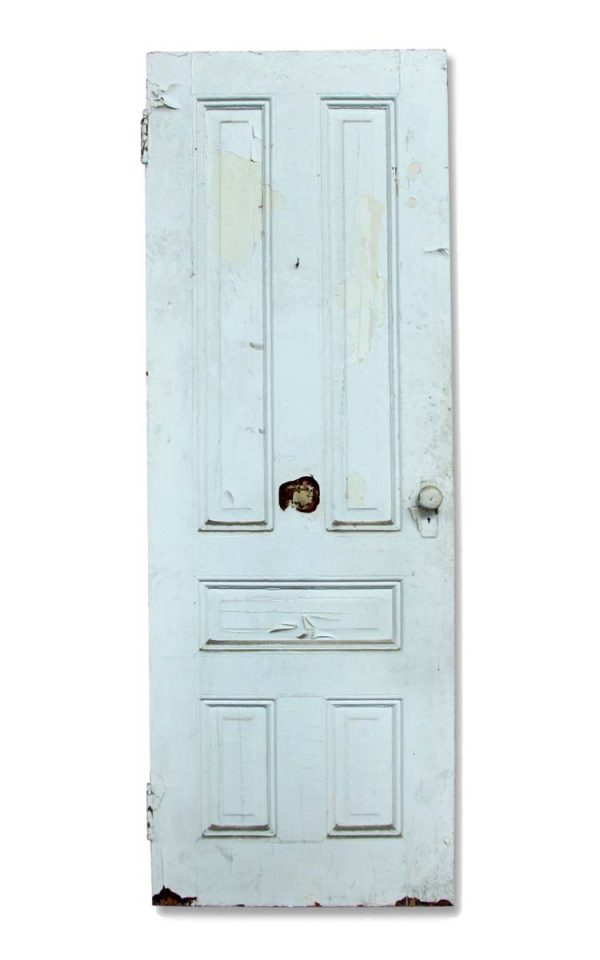 Standard Doors - Antique 5 Pane White Wood Passage Door 88.5 x 30