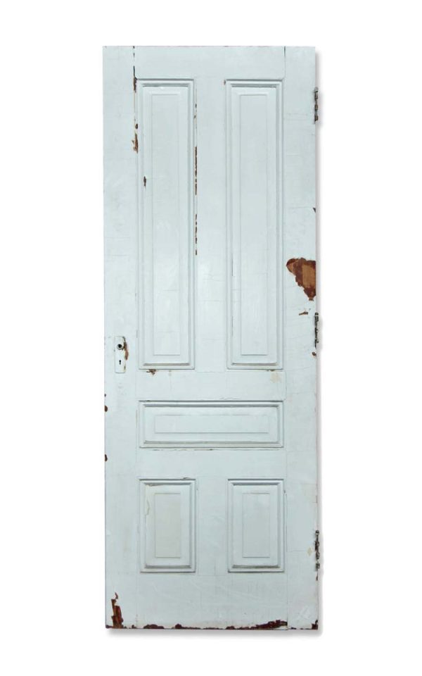 Standard Doors - Antique 5 Pane White Wood Passage Door 89.5 x 32