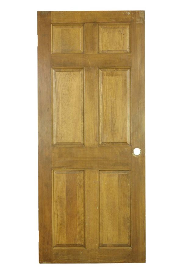 Standard Doors - Antique 6 Panel Medium Tone Pine Passage Door 75.5 x 32