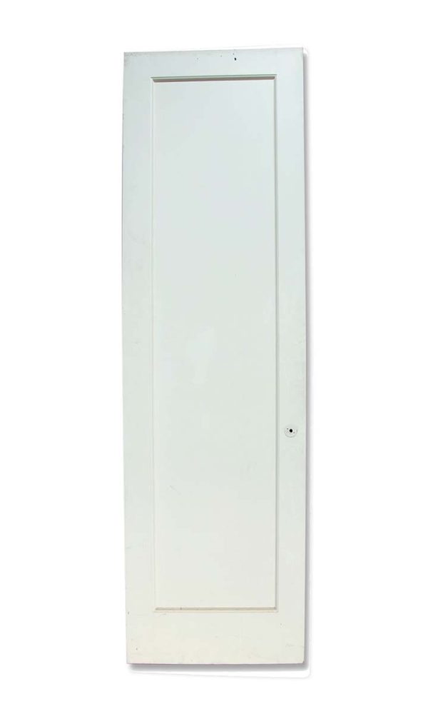 Standard Doors - Vintage Single Pane White Wood Passage Door 96 x 27.875