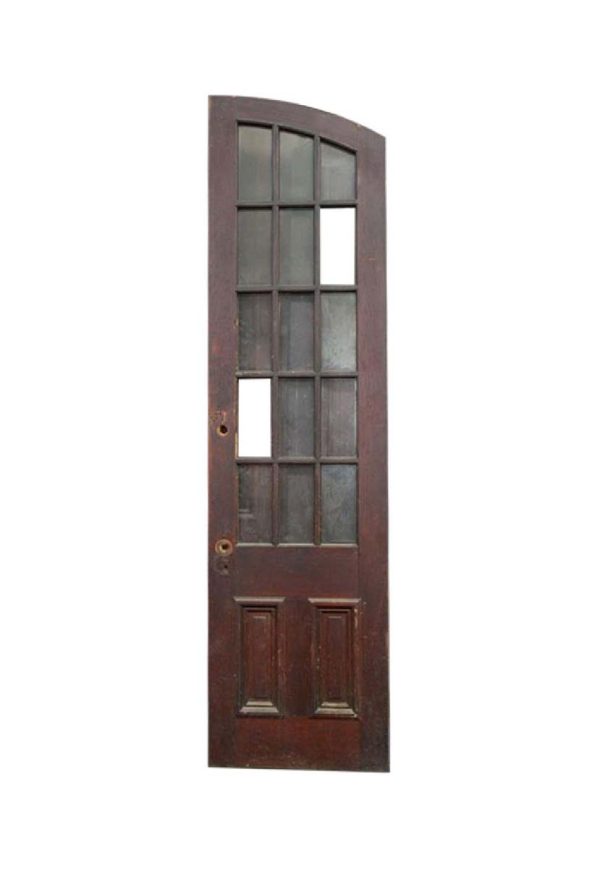 Arched Doors - Arched 15 Lite 2 Pane French Door 100.25 x 26.75