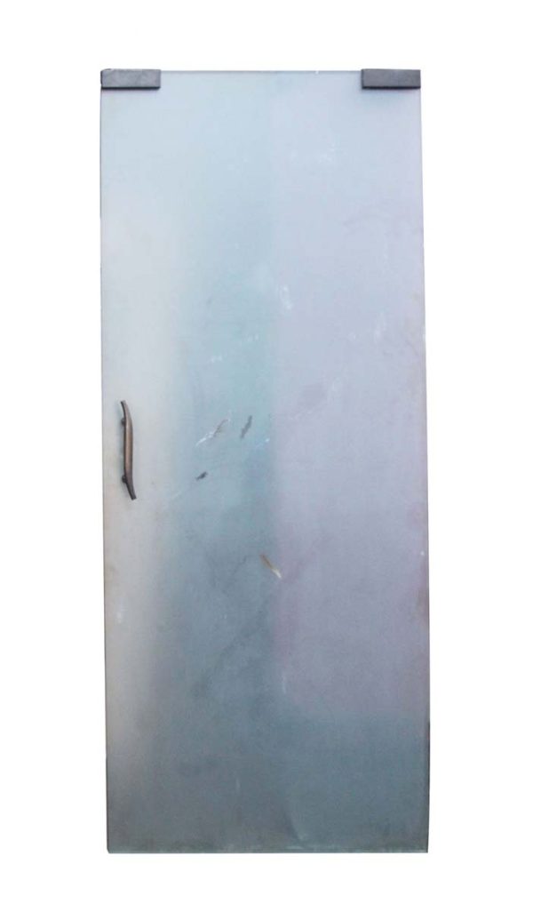 Entry Doors - Vintage Frosted Glass Commercial Entry Door 83.5 x 35.25