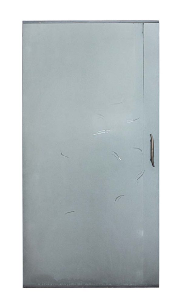 Entry Doors - Vintage Frosted Glass Commercial Entry Door 84 x 43.375
