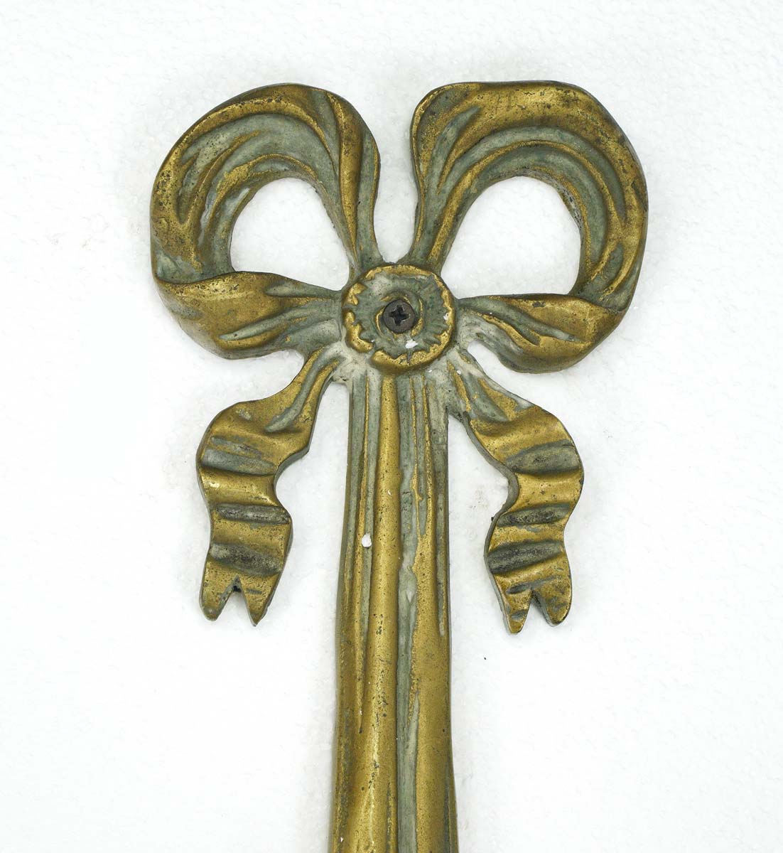 Vintage Brass Bow Wall Hook 