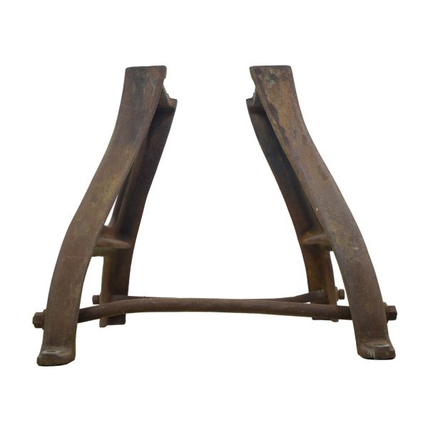 Table Bases - Reclaimed Cast Iron Standard Height Stool Machine Base