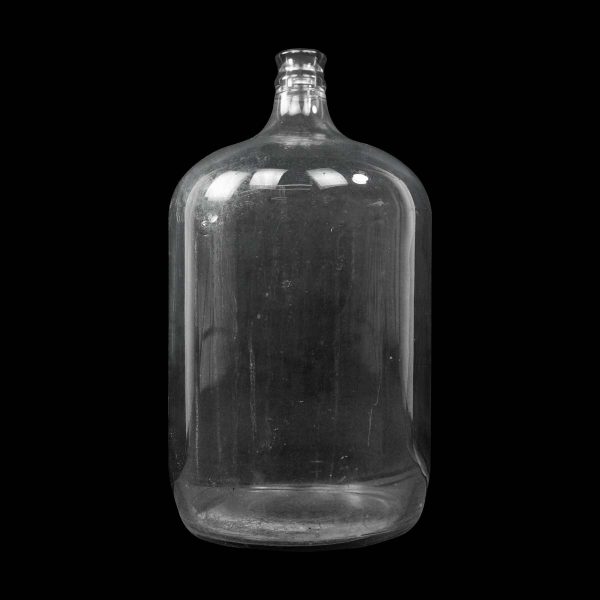 Bottles & Jars - Vintage Clear Glass 5 Gallon Carboy Bottle Jug