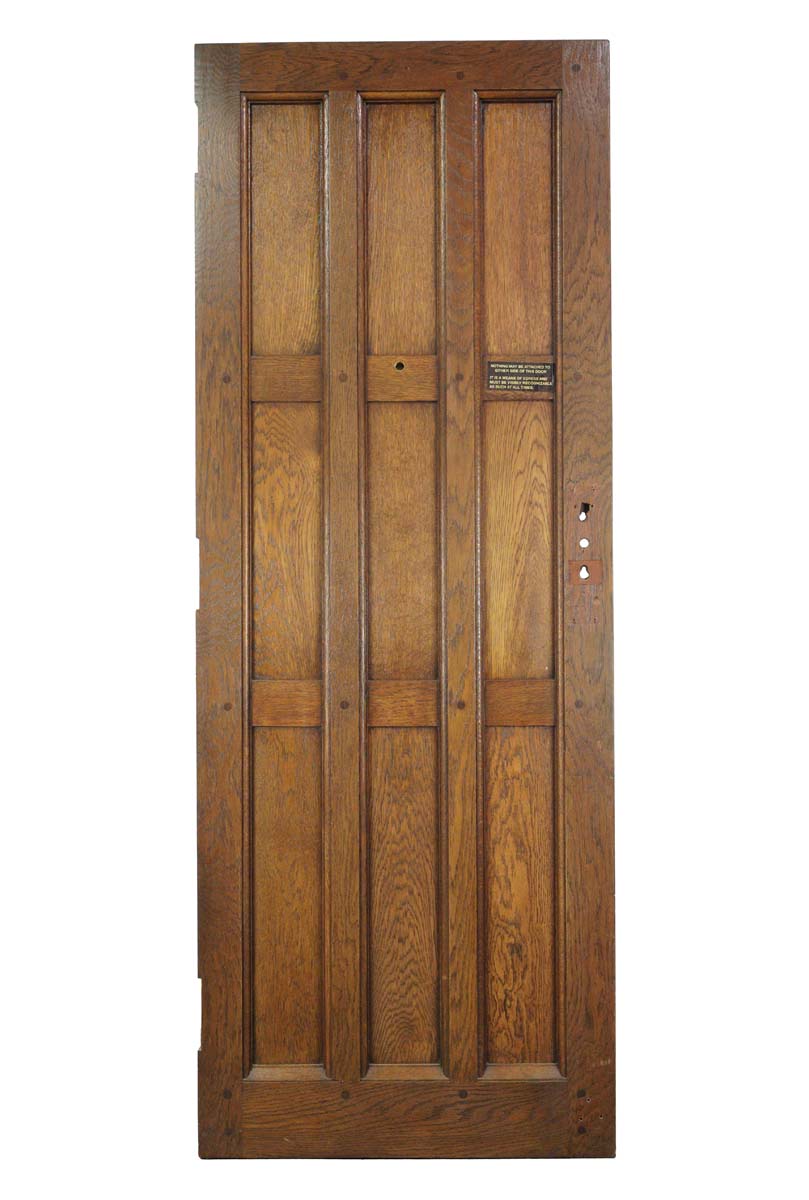 Vintage Wooden Sewing Box, Double Door