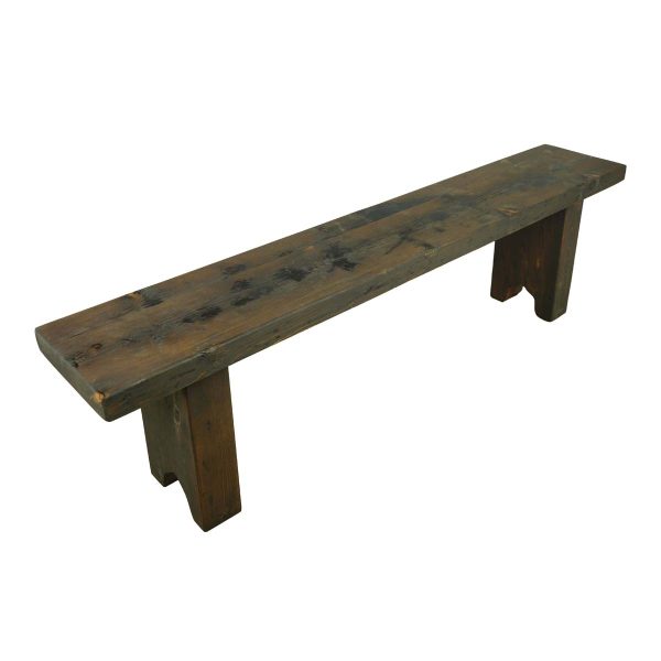 Farm Tables - Handcrafted 5.5 ft Provincial Stained Reclaimed Pine Farm Bench