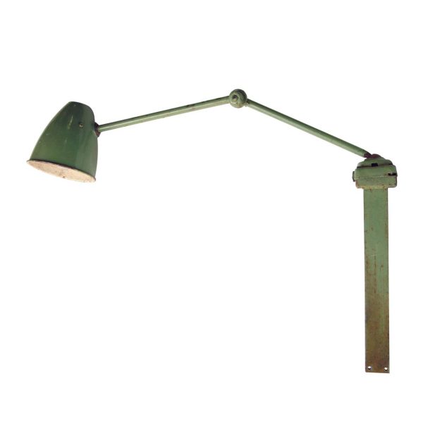 Industrial & Commercial - European Vintage Green Workshop Desk Table Light