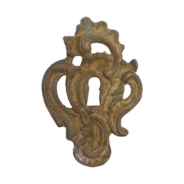 Keyhole Covers - Antique Bronze Art Nouveau Door Keyhole Cover