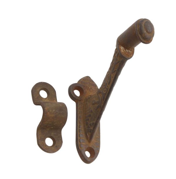 Railing Hardware - Antique Aesthetic 4.25 in. Cast Iron Handrail Bracket