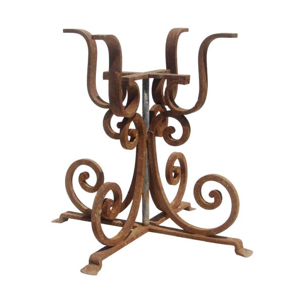 Table Bases - Reclaimed Wrought Iron 25.75 in. Antique Table Base