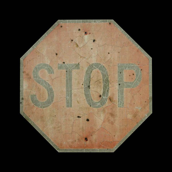 Vintage Signs - Reclaimed Steel Distressed Octagon Stop Sign