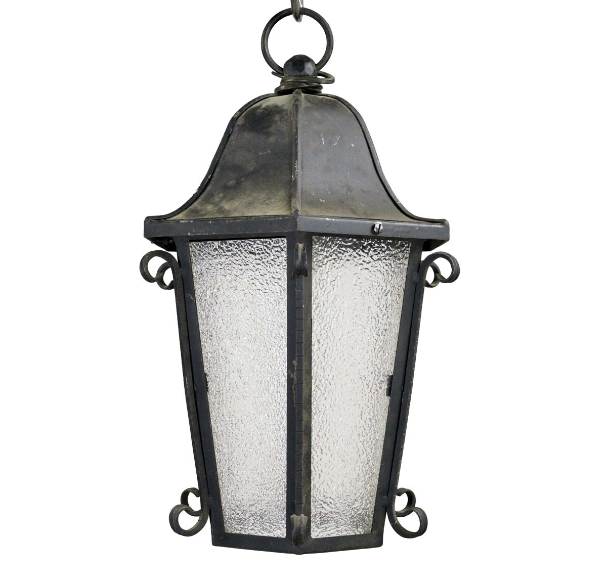 Antique Brass Ecclesiastic Gothic Lantern Pendant Light