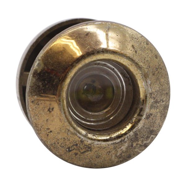 Other Hardware - Modern Round Brass B-Safe Door Peephole