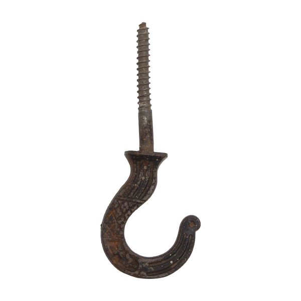 Single Hooks - Antique Aesthetic Cast Iron Plant Ceiling Hook
