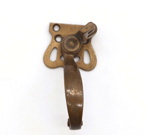 Window Hardware - Reclaimed Traditional Bronze Casement Window Lock Lever