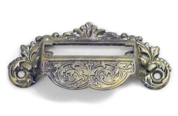 Cabinet & Furniture Pulls - Antique 4.875 in. Victorian Drawer Apothecary Bin Pull