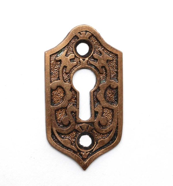 Keyhole Covers - Antique 2 in. Aesthetic Bronze Keyhole Cover Door Plate