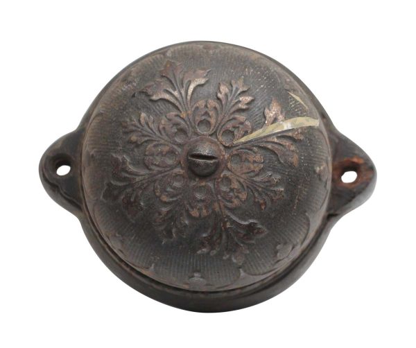 Knockers & Door Bells - Antique Victorian Black Cast Iron Door Bell