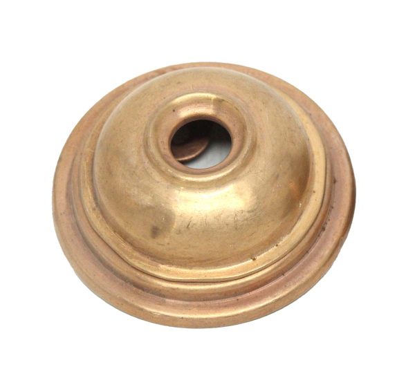 Knockers & Door Bells - Vintage Traditional Round Copper Brass Doorbell Cover