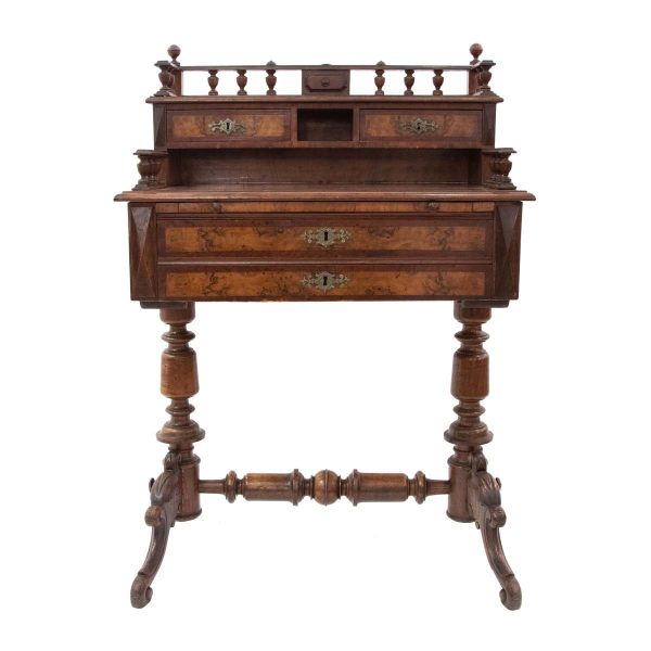Office Furniture - Antique Victorian Mahogany Secretary Writing Desk